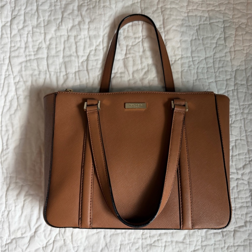 Kate Spade Newbury Lane Brown Leather Tote